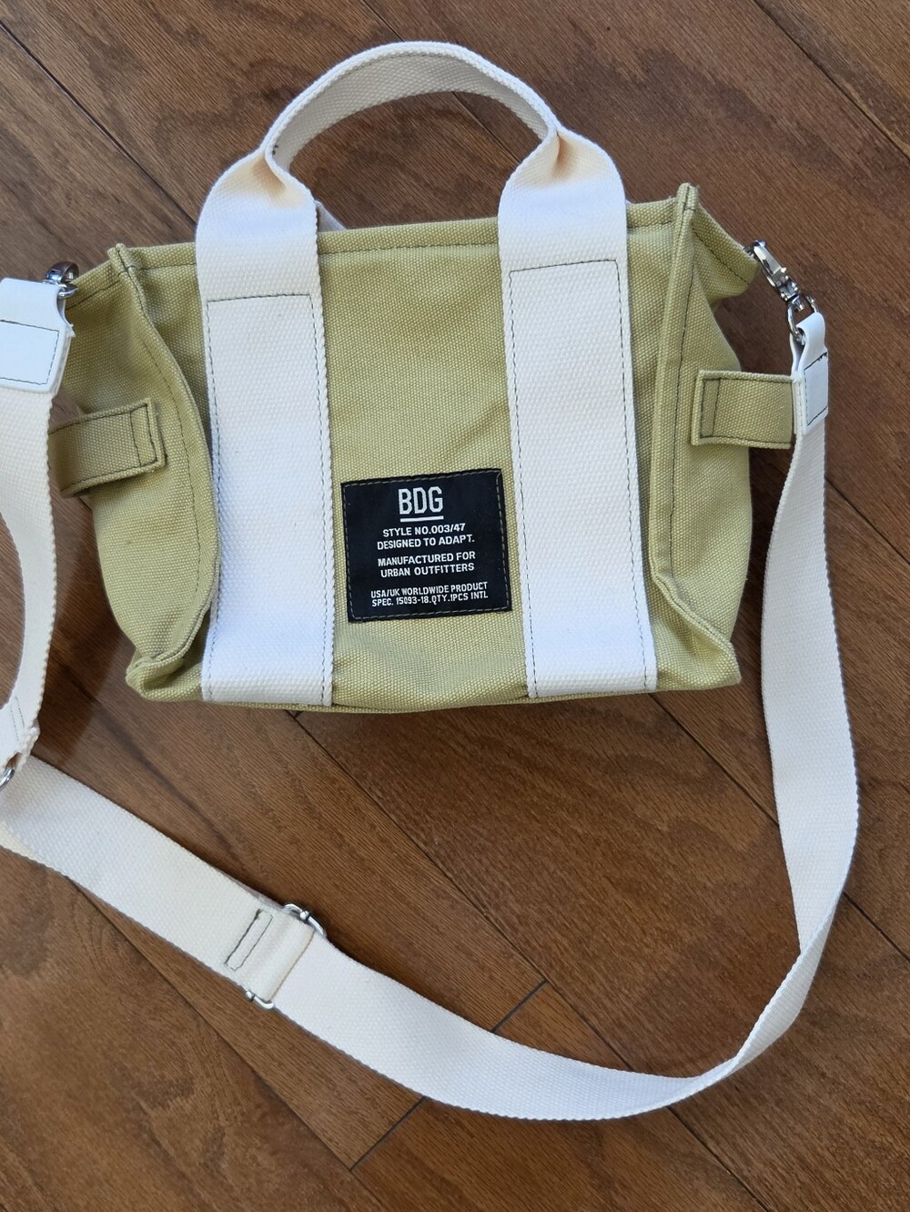 BDG Urban Outfitters Serena Mini Canvas Tote Bag - Olive Green - NWT